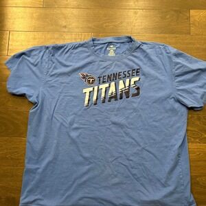 Tennessee Titans Fanatics T-Shirt Blue Size 3XL
